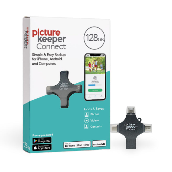 Picture Keeper Connect 4-in-1 128GB - Gray