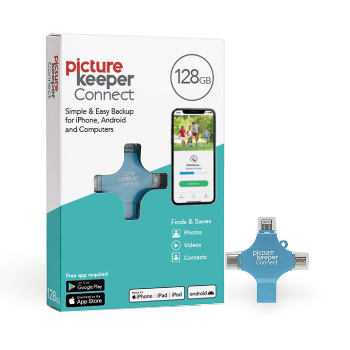 Picture Keeper Connect 4-in-1 128GB - Turquoise