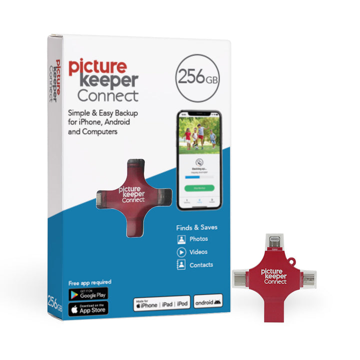 Picture Keeper Connect 4-in-1 256GB - Berry