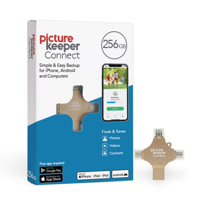 Picture Keeper Connect 4-in-1 256GB - Gold