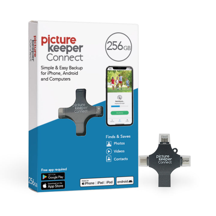 Picture Keeper Connect 4-in-1 256GB - Gray