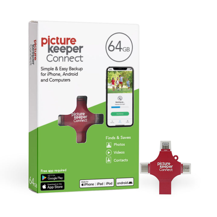 Picture Keeper Connect 4-in-1 64GB - Berry