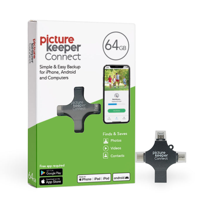 Picture Keeper Connect 4-in-1 64GB - Gray