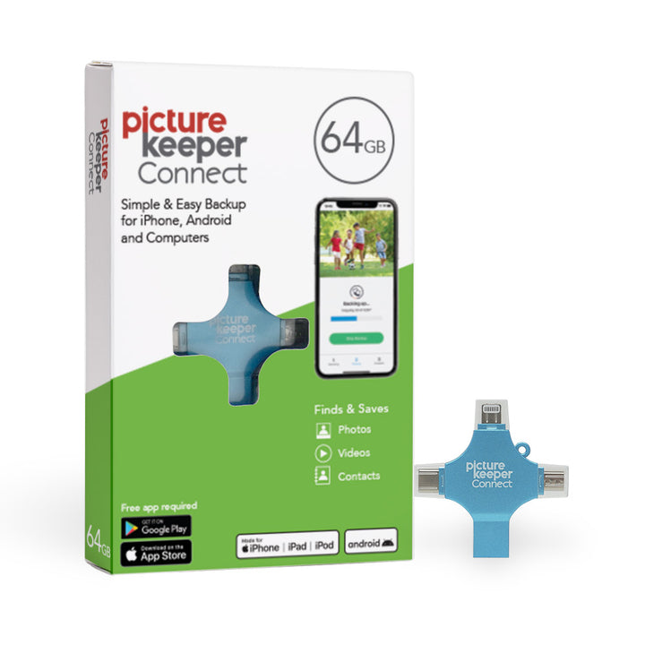 Picture Keeper Connect 4-in-1 64GB - Turquoise